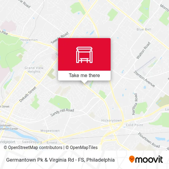 Germantown Pk & Virginia Rd - FS map