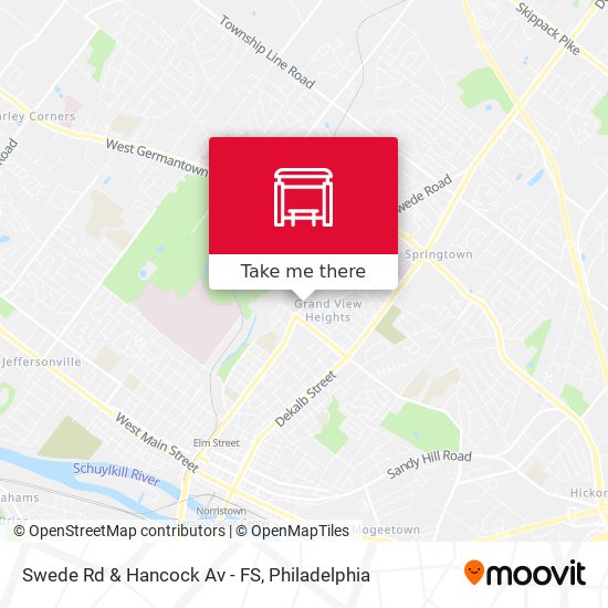 Swede Rd & Hancock Av - FS map