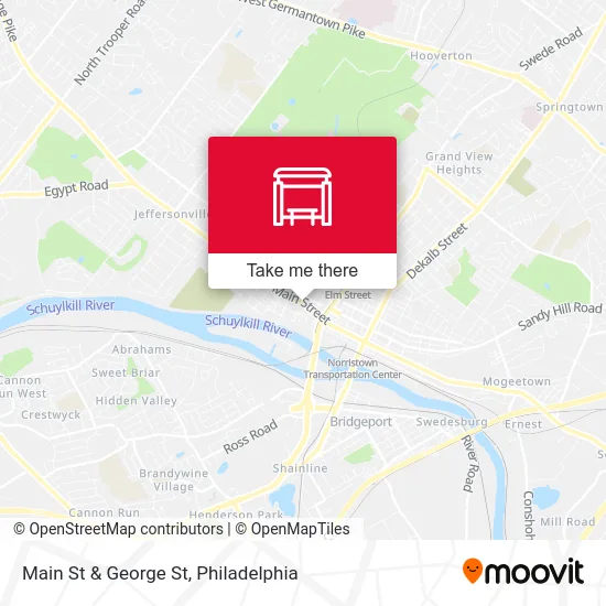 Main St & George St map