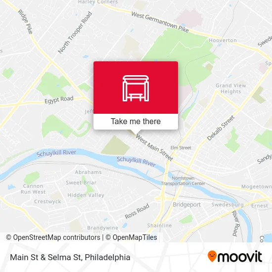 Main St & Selma St map