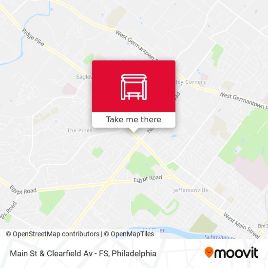 Main St & Clearfield Av - FS map