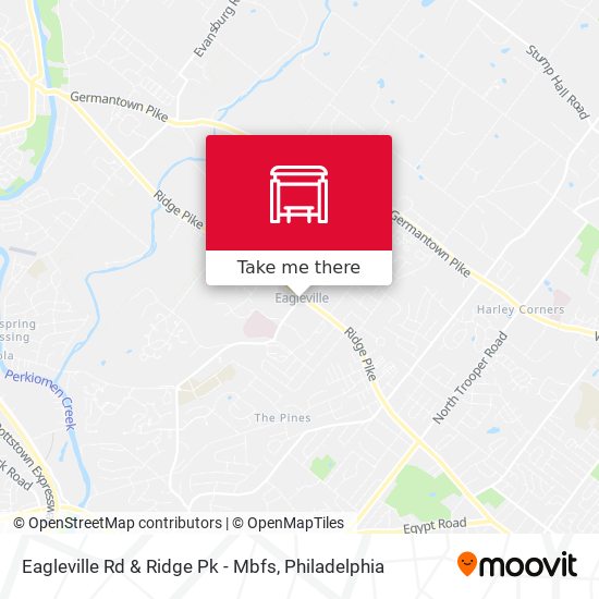 Eagleville Rd & Ridge Pk - Mbfs map