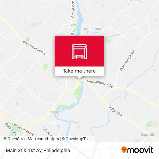 Mapa de Main St & 1st Av