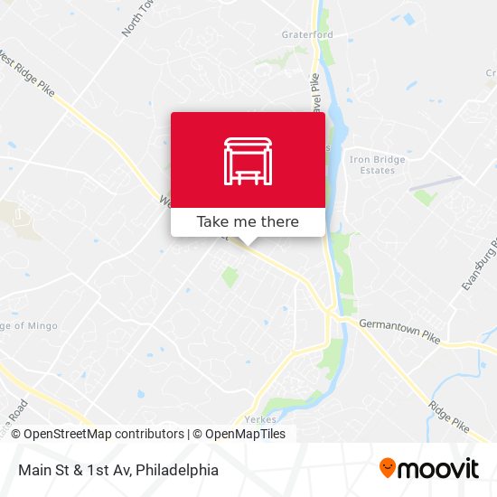 Mapa de Main St & 1st Av