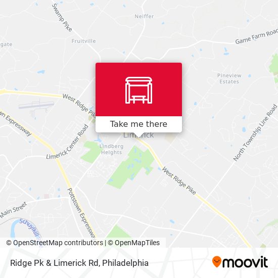 Ridge Pk & Limerick Rd map