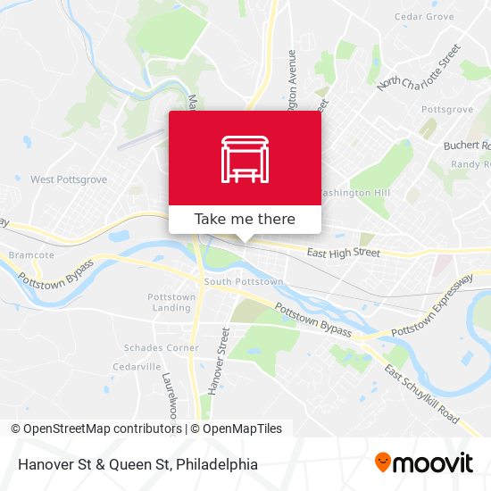 Mapa de Hanover St & Queen St