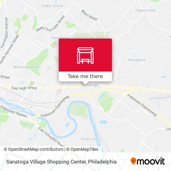 Sanatoga Village Shopping Center map