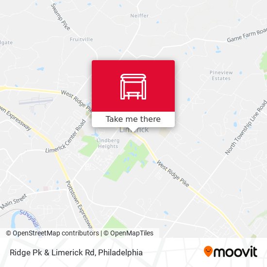 Ridge Pk & Limerick Rd map