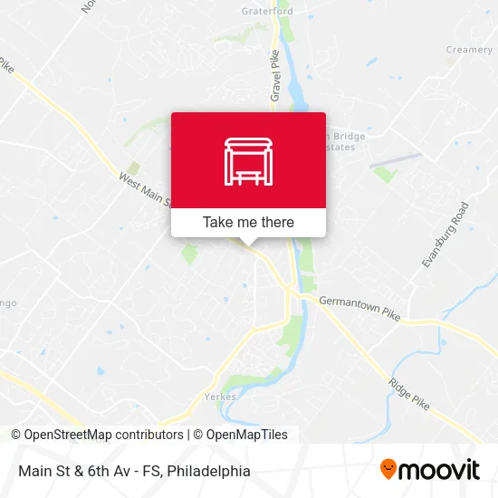 Main St & 6th Av - FS map