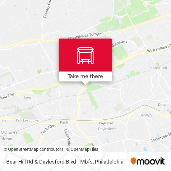 Mapa de Bear Hill Rd & Daylesford Blvd - Mbfs