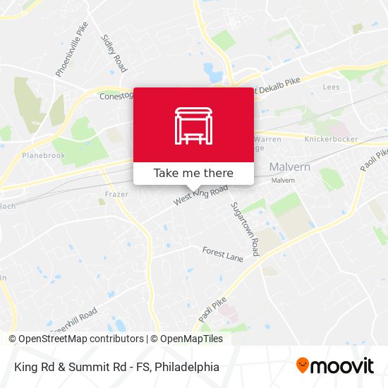 King Rd & Summit Rd - FS map