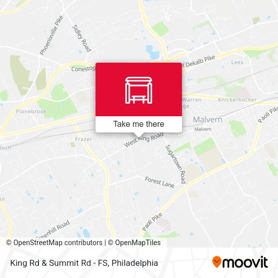 King Rd & Summit Rd - FS map