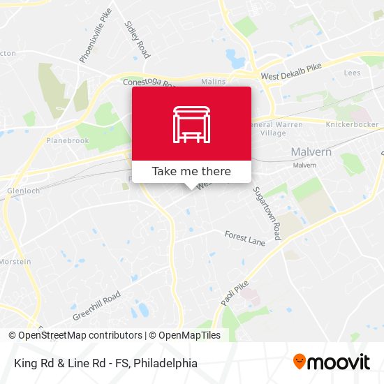 Mapa de King Rd & Line Rd - FS