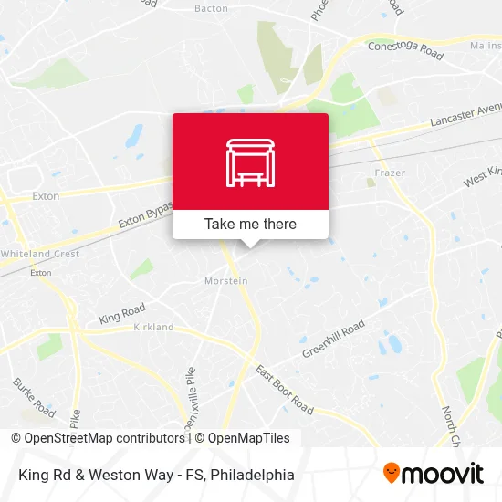 King Rd & Weston Way - FS map