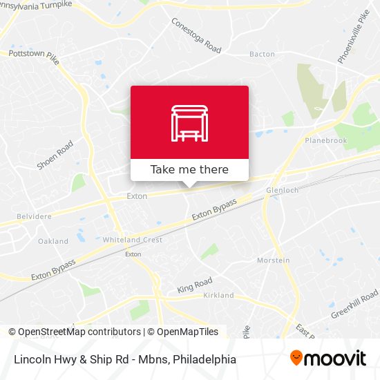 Mapa de Lincoln Hwy & Ship Rd - Mbns