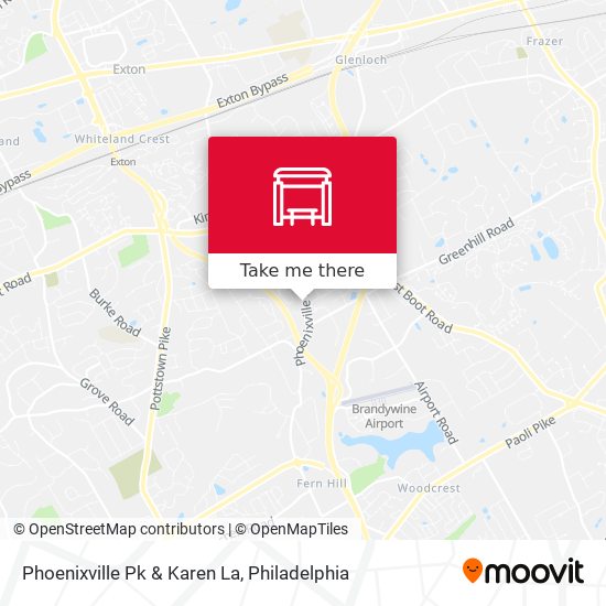 Mapa de Phoenixville Pk & Karen La