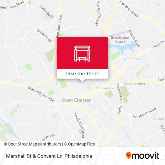 Mapa de Marshall St & Convent Ln