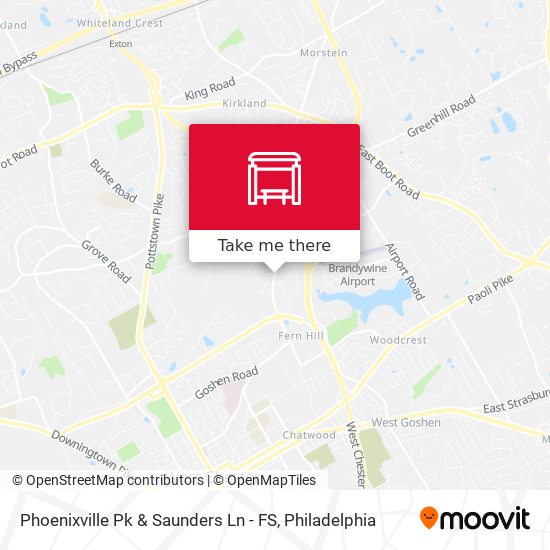 Phoenixville Pk & Saunders Ln - FS map