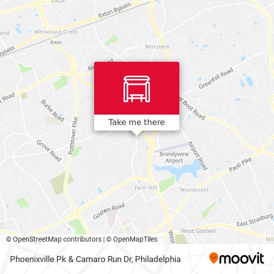 Phoenixville Pk & Camaro Run Dr map