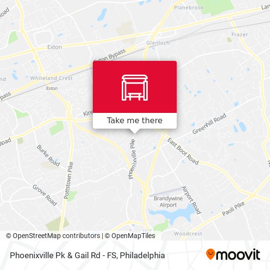 Phoenixville Pk & Gail Rd - FS map