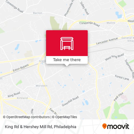 Mapa de King Rd & Hershey Mill Rd