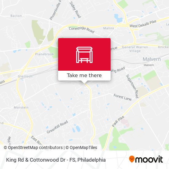 Mapa de King Rd & Cottonwood Dr - FS