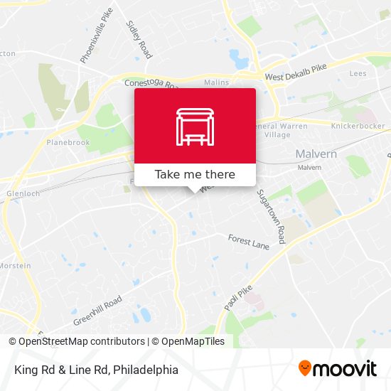 Mapa de King Rd & Line Rd