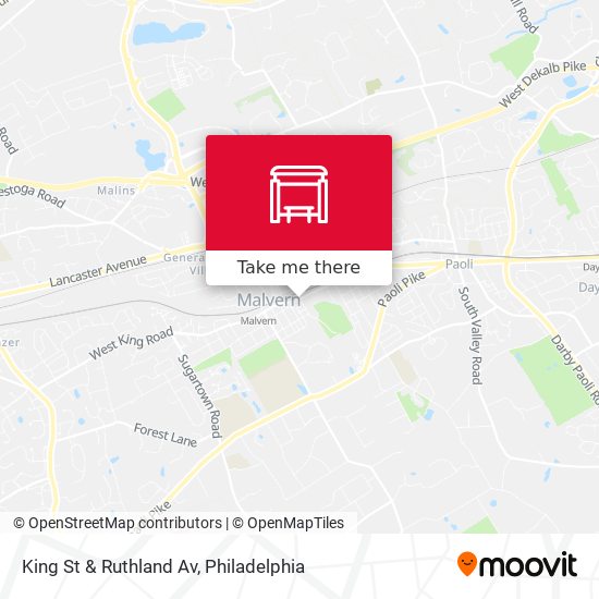 Mapa de King St & Ruthland Av