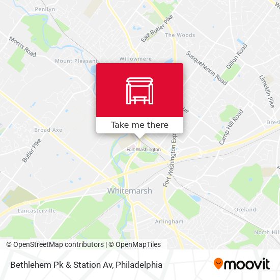 Mapa de Bethlehem Pk & Station Av