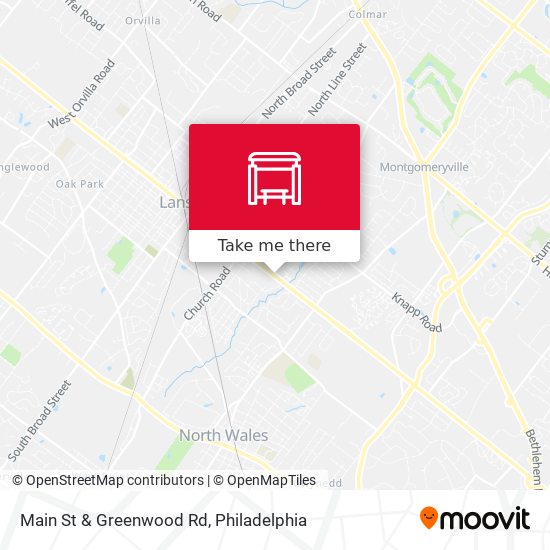 Main St & Greenwood Rd map