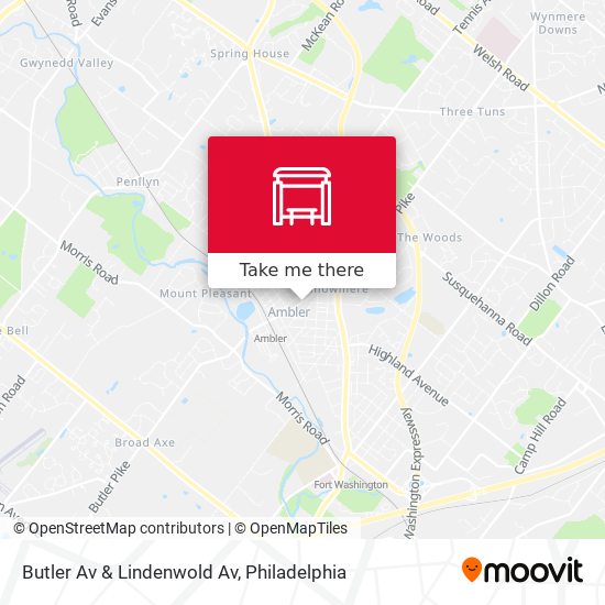 Butler Av & Lindenwold Av map