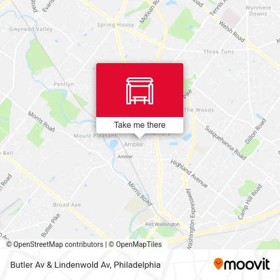 Butler Av & Lindenwold Av map