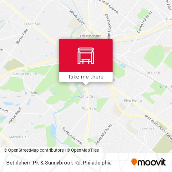 Mapa de Bethlehem Pk & Sunnybrook Rd