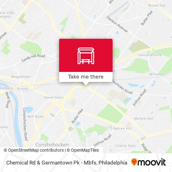 Chemical Rd & Germantown Pk - Mbfs map
