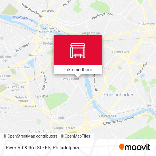 River Rd & 3rd St - FS map