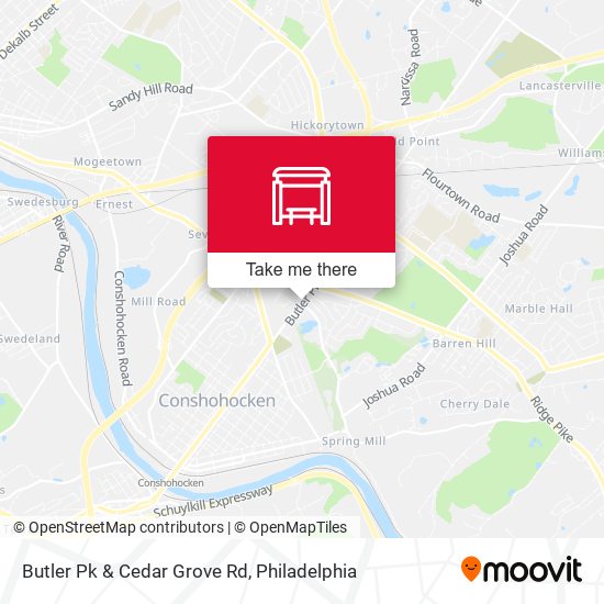 Mapa de Butler Pk & Cedar Grove Rd
