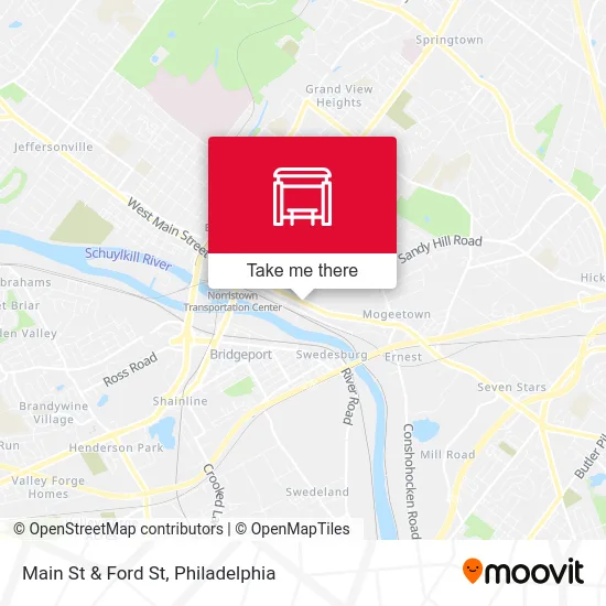 Main St & Ford St map