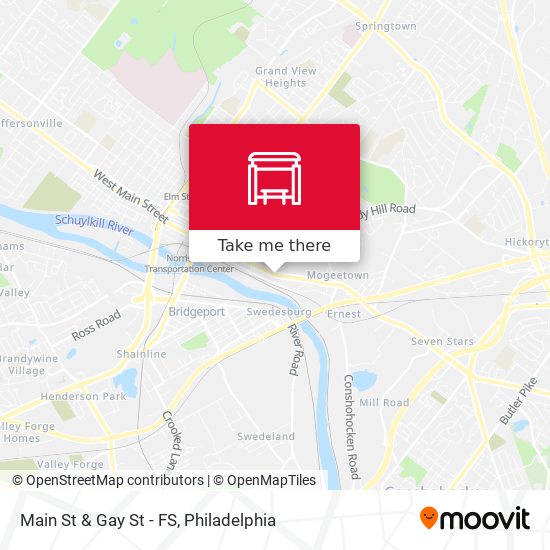 Mapa de Main St & Gay St - FS