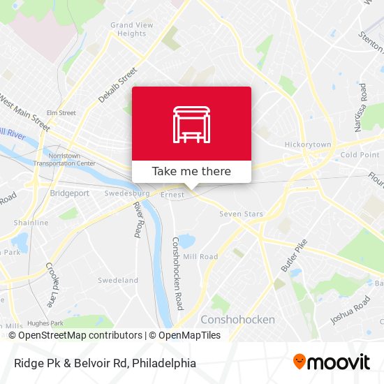 Mapa de Ridge Pk & Belvoir Rd
