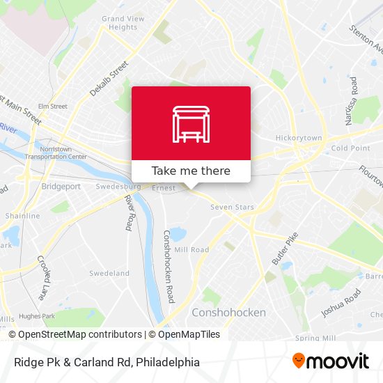 Ridge Pk & Carland Rd map