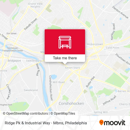 Ridge Pk & Industrial Way - Mbns map