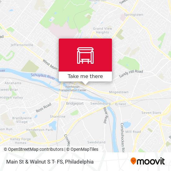 Main St & Walnut S T- FS map
