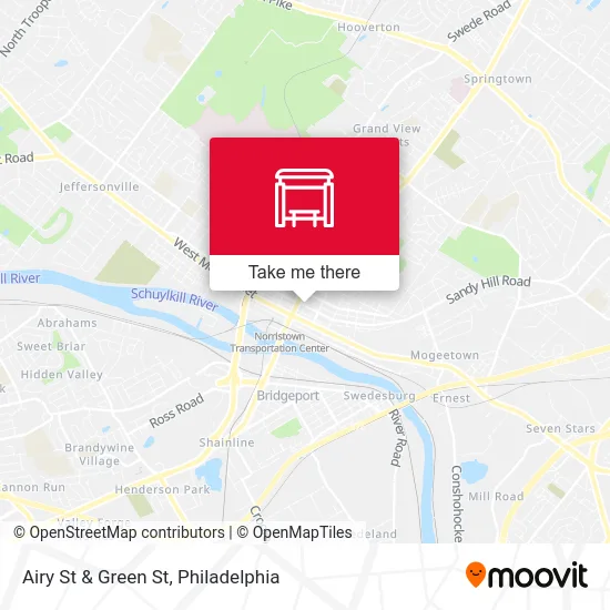 Airy St & Green St map
