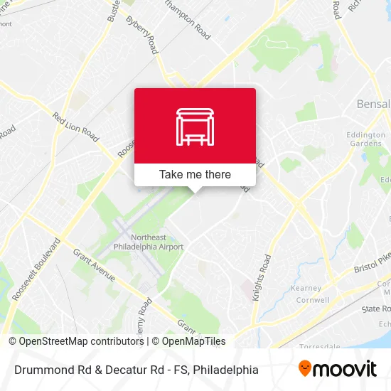 Drummond Rd & Decatur Rd - FS map