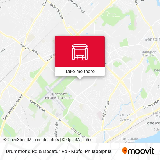 Drummond Rd & Decatur Rd - Mbfs map