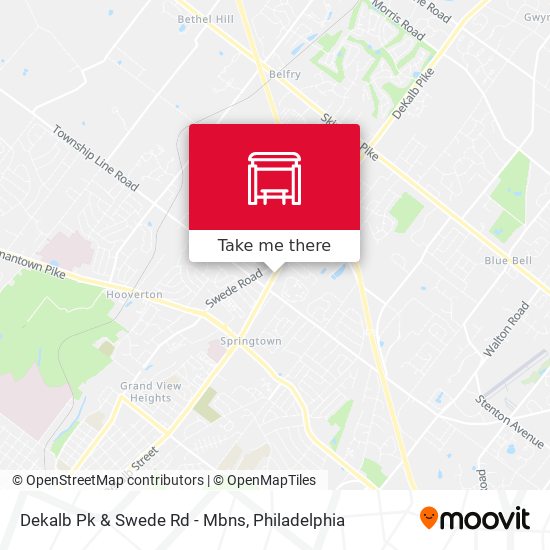 Dekalb Pk & Swede Rd - Mbns map