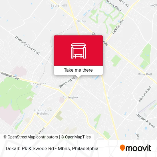 Dekalb Pk & Swede Rd - Mbns map