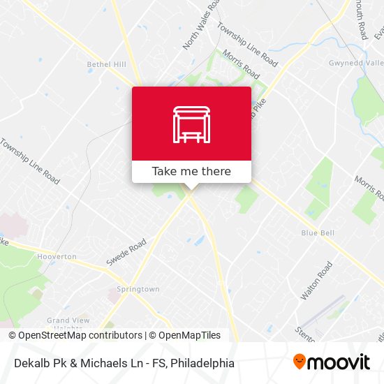 Dekalb Pk & Michaels Ln - FS map