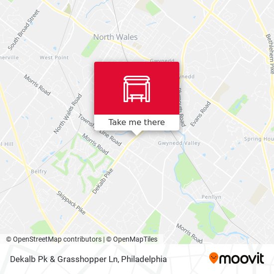 Dekalb Pk & Grasshopper Ln map