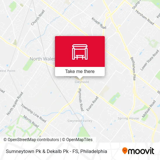 Sumneytown Pk & Dekalb Pk - FS map